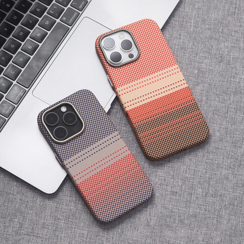 Ốp Điện Thoại Từ Tính Họa Tiết Carbon, Thiết Kế Sang Trọng, Tương Thích Với iPhone 16, 15, 14, 13, Pro Max, Ốp Sạc Không Dây Magsafe, Lớp Hoàn Thiện Lì Chống Vân Tay, Ốp Bảo Vệ Chống Sốc, Chống Sốc