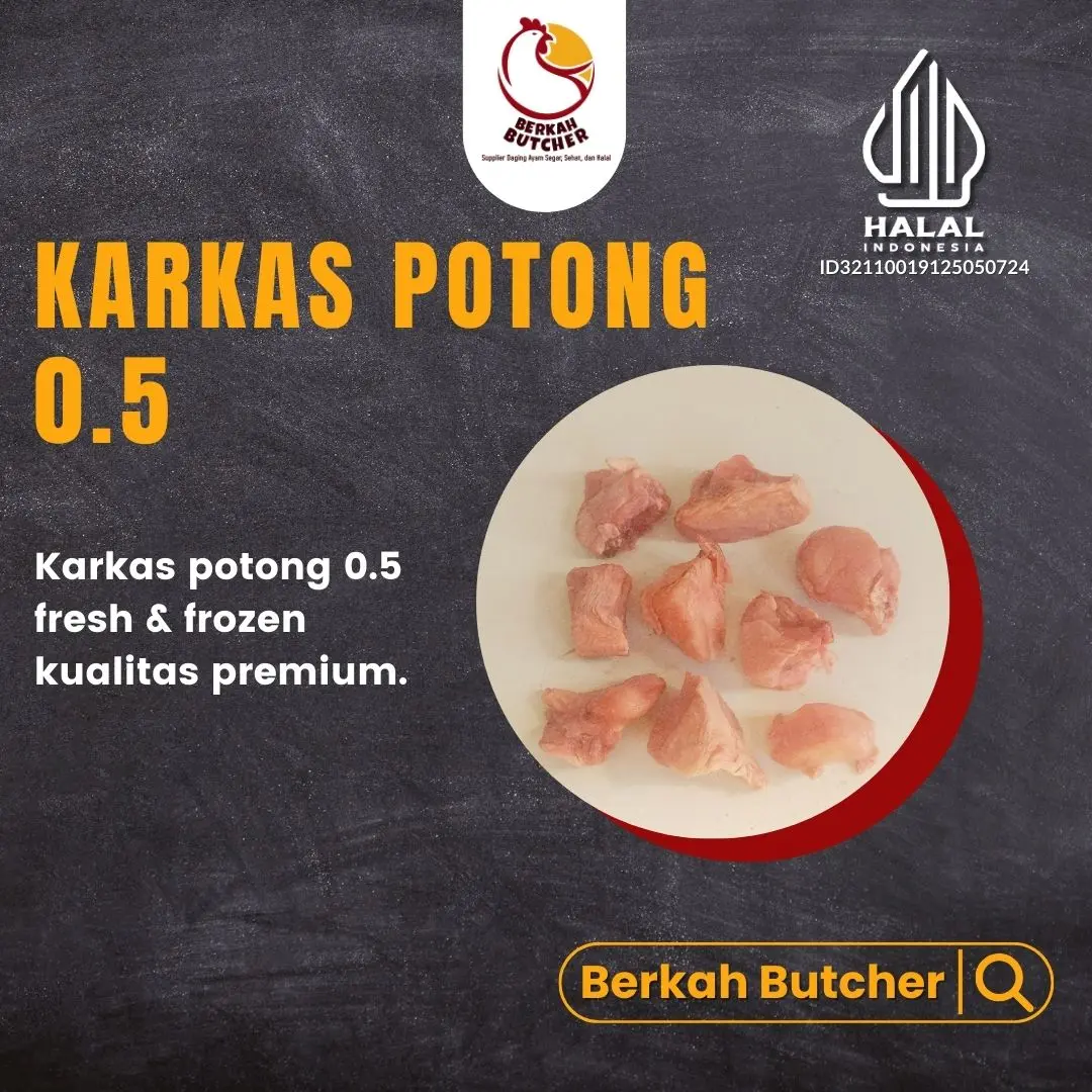 Berkah Butcher Daging Ayam Potong Segar Fresh Frozen Kemasan 500 gram