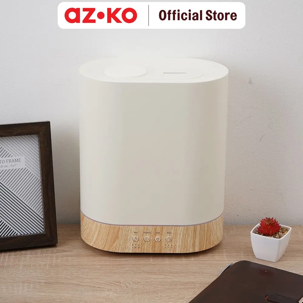 AZKO Breathe Ultrasonic Diffuser Aroma Large 1.8 Liter - Putih Pengharum Ruangan Pewangi Kamar Aroma Therapy Essential Oil Diffuser Aromaterapi Aroma Diffuser