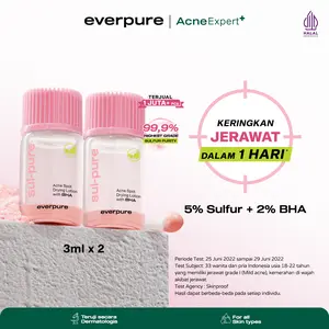 [Twinpack 3ml] EVERPURE SulPure Acne Spot Drying Lotion - Obat Totol Mengeringkan Jerawat dengan SulPure & BHA BPOM