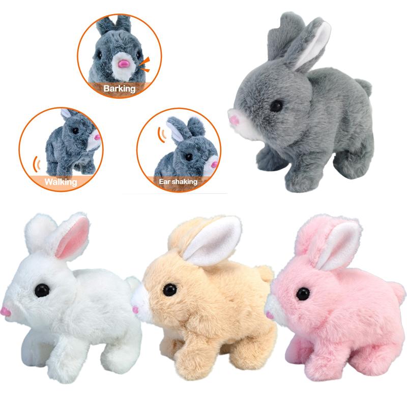 Electronic Rabbit Plush Toy Kid Educational Gift Safe Materials ...
