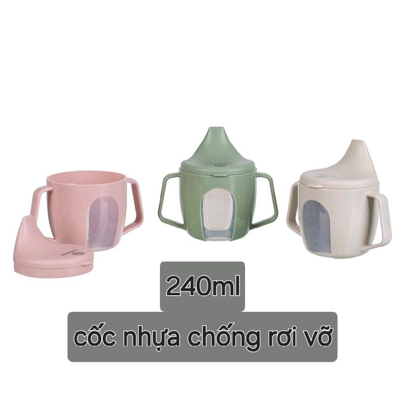 Bình nước trẻ em 240ml nhựa VIỆT NHẬT - Đầu hút chống sặc, tập cho bé uống nước…