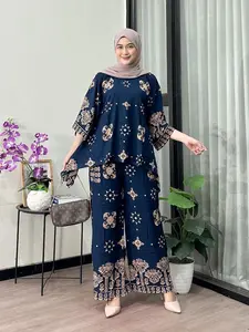 ONE SET BINTANG/SETELAN WAKA MOTIF TERBARU BAHAN RAYON PREMIUM LD 140 JUMBO/BAJU BATIK PEKALONGAN ATASAN DAN CELANA