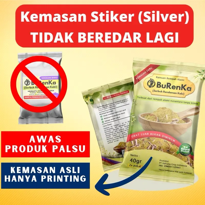 Termurah Burenka Rempah Kaki Serbuk Burenka Rendaman Kaki asli 3