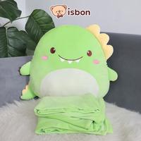 Gambar ISTANA BONEKA Balmut BOY DINO Karakter Dinosaurus Hijau Hewan Lucu Bantal Selimut Mudah Dibawa Cocok Untuk Traveling Nyaman Digunakan Halus dan Hangat Hadiah Ulang Tahun Spesial - Dino Green, BALMUT BOY dari ISTANA BONEKA OFFICIAL SHOP Kab. Malang 1 Tokopedia
