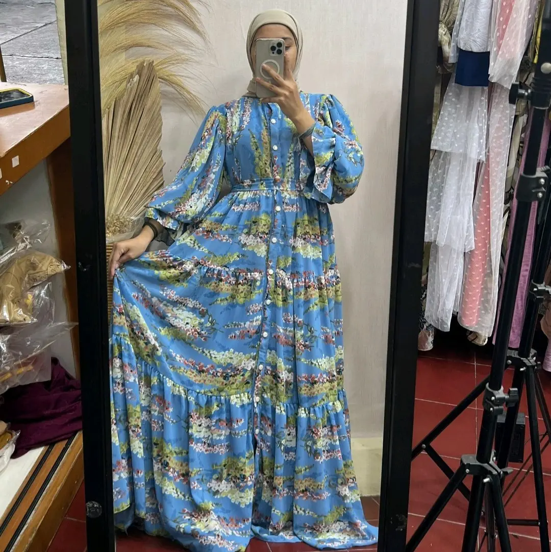 GAMIS JASMINE 05 MOTIF EDELWISE Muslim Bunga