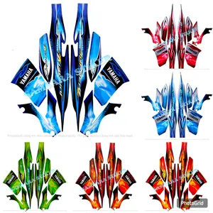 STICKER STRIPING MOTOR YAMAHA JUPITER Z 2008 2009 BURHAN STANDAR FULL SET Motorcycle