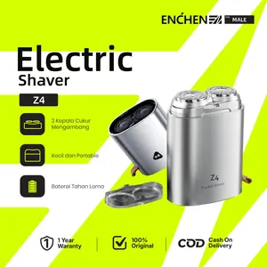 【Live Gifts】Enchen Z4 Pop-up Shaver Alat Cukur Mini Travel Elektrik Pencukur Jenggot Waterproof Portable