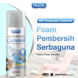 Homis - Pembersih Tas Kulit Tembok Foam All Purpose Cleaner Pembersih Serbaguna
