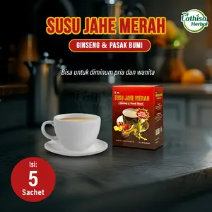SUSU JAHE MERAH GINSENG DAN PASAK BUMI BOX ISI 5 SACHET