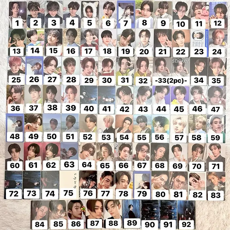PHOTOCARD ENHYPEN Pt.1 OFFICIAL JUNGWON HEESEUNG JAKE NI-KI