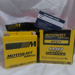 Aki Motor Asli Motobatt Full Kering Nmax Old Aerox Old Lexi Cb250 Mtz7v Gtz7s Motorcycle