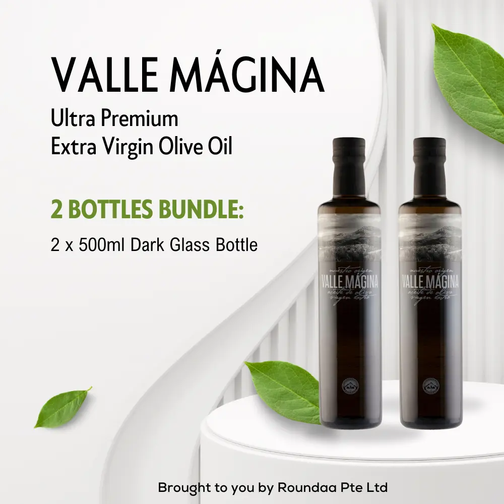 Valle Mágina Extra Virgin Olive Oil 500ml x 2 Bottles