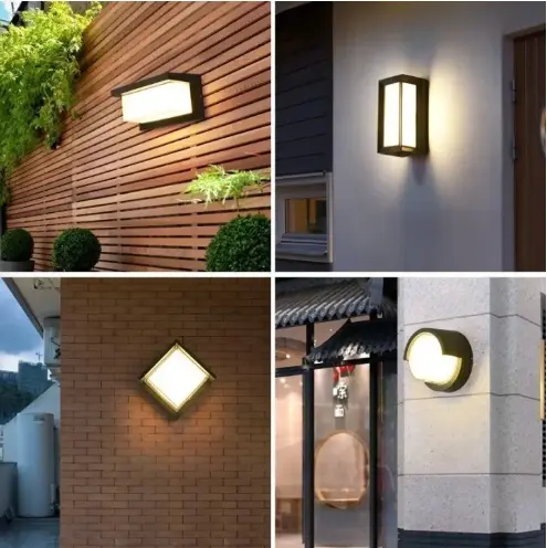 Household 5W bedside atmosphere lamp warm light 3000K plastic simple lighting
