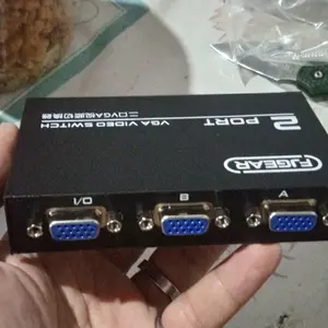 VGA Video Switch / VGA Splitter 1-2 Port FJGEAR 2 Input VGA Switcher