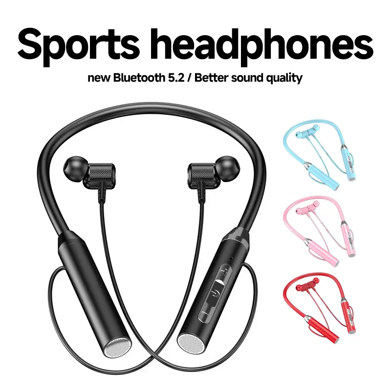 Tai Nghe Không Dây Bluetooth, Phong Cách Cổ Yếm, Giảm Tiếng Ồn, Sử Dụng Cho Cả Hai Tai, Thời Gian Chờ Cực Dài, Thích Hợp Cho Apple, Huawei, Xiaomi Và Các Thiết Bị Khác, Hàng Mới Về