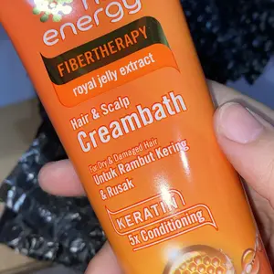 Makarizo Hair Energy Fibertherapy Hair & Scalp Creambath 5X Conditioning Royal Jelly Extract 100 mL