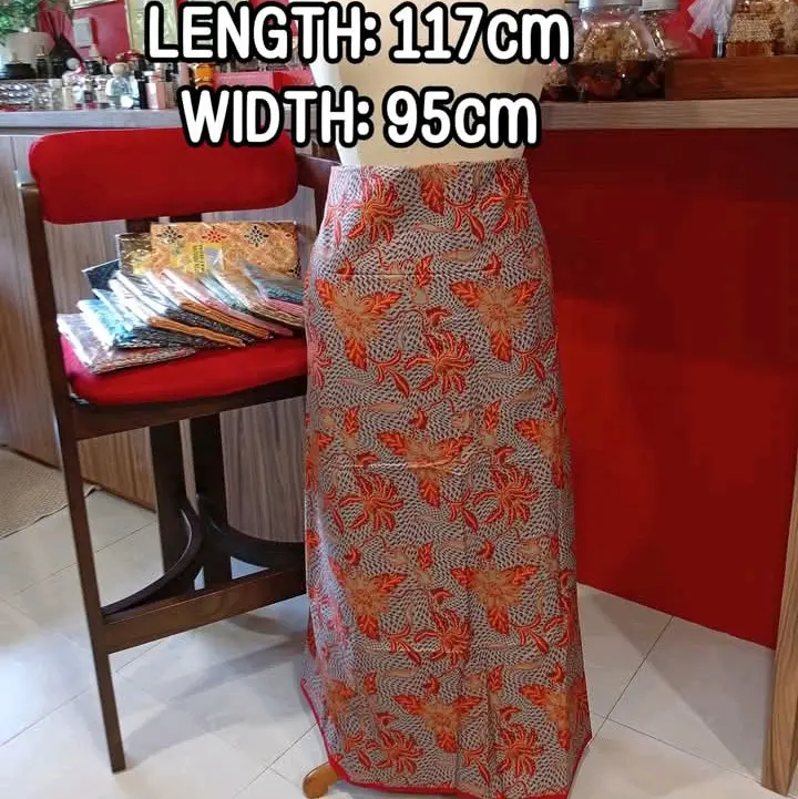 KAIN BATIK CANTIK SARONG, LENGTH 117CM, COTTON