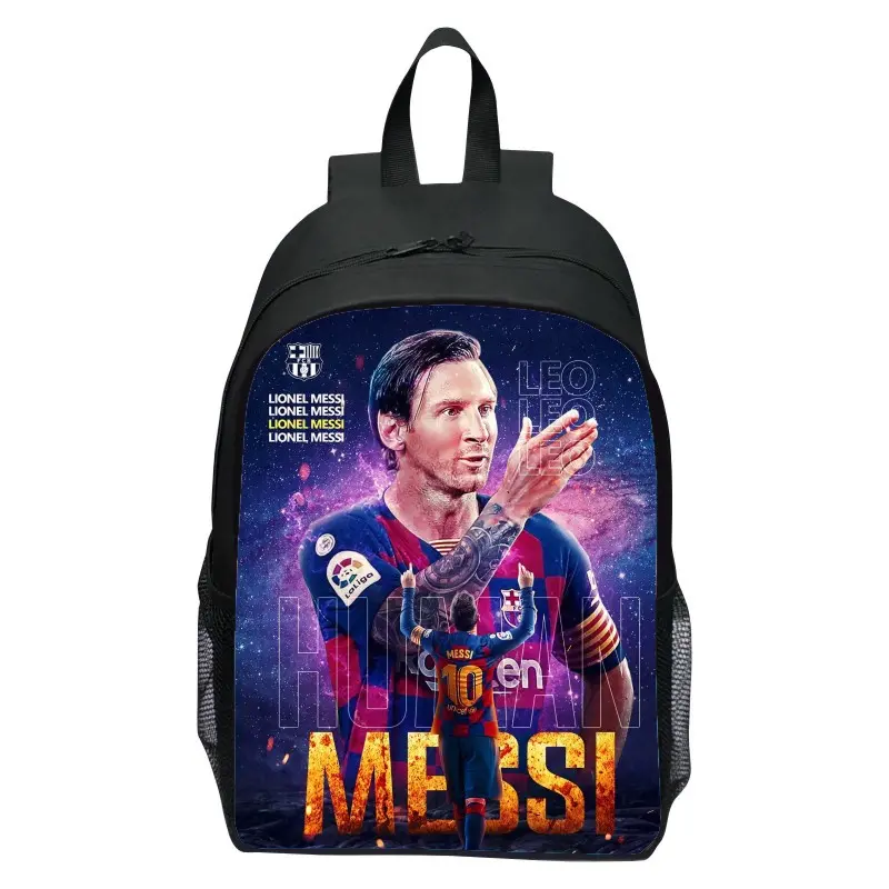 Cặp Sách Trẻ Em, 16 Inch, Thiết Kế Ngôi Sao Bóng Đá Massey Messi, Thích Hợp Cho Học Sinh Trung Học Nam, Nữ, Trung Học Và Tiểu Học, Ba Lô Mẫu Giáo, Cặp Sách Thường Ngày Thời Trang, Cặp Sách Trẻ Em, Cặp Sách Bé Trai Và Bé Gái, In Hình 7