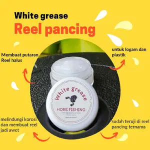 pelumas reel pancing white grease