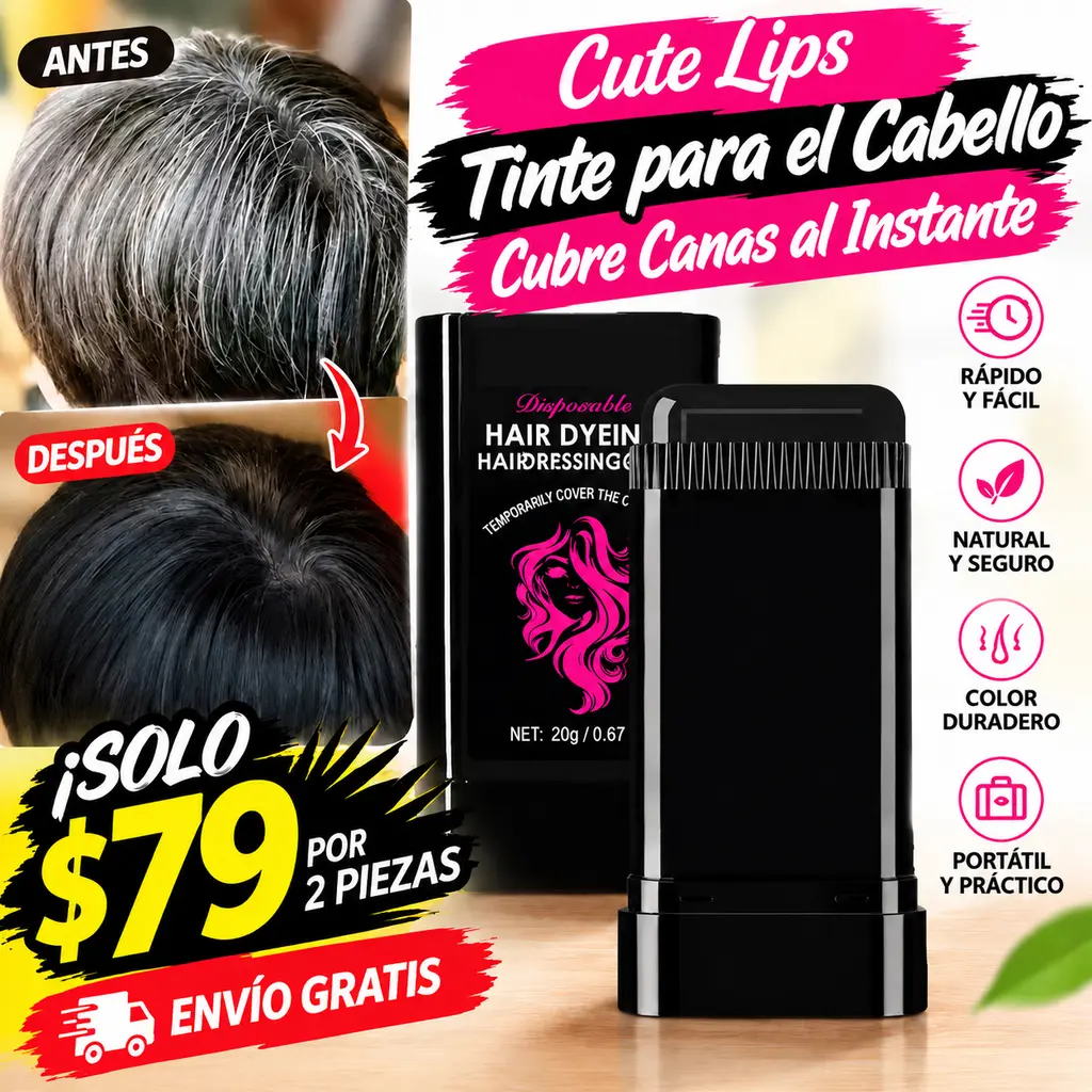 Peine para tinte para el cabello, coloración portátil y duradera Fácil de Colorear Portátil y Rápido Reemplazo 20g.