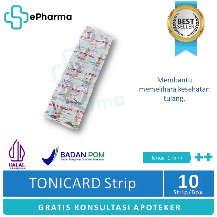 Tonicard Tablet  | Suplemen Otak , Vitamin Otak Apotik 1