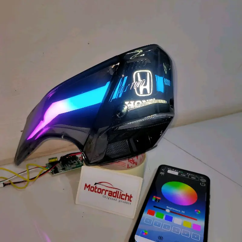 STOPLAMP LAZY BEAT KARBU RGB MATRIK PNP Motorcycle 3