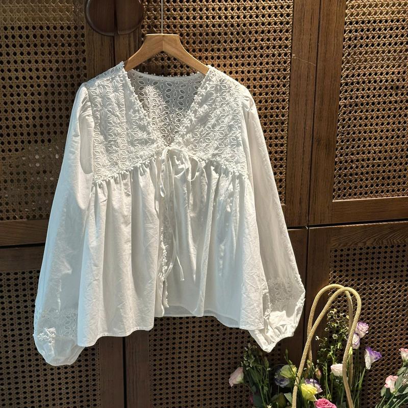 (ẢNH OLDSCHOOL) Áo babydoll chất xô mềm viền ren hoa cúc dáng rộng GINA TOP