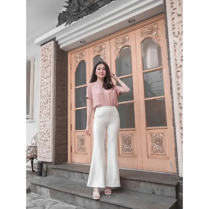 Flare Pants - Kulot Highways Cutbray - Celana Cutbray Wanita Bahan Scuba Premium 4