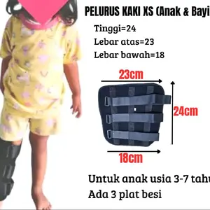 back slab kaki anak / Penahan patah tulang kaki  / terapi kaki anak