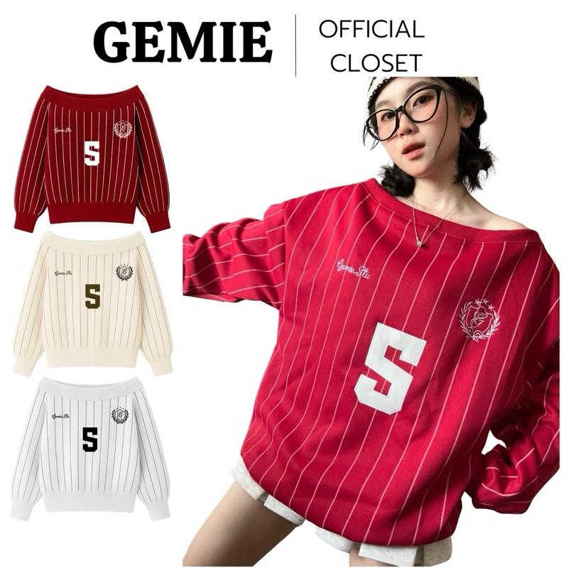  ÁO TRỄ VAI thêu SỐ 5 nữ form rộng chất nỉ ép Hàn ko bám lông áo lệch vai nữ kẻ sọc tay bồng 