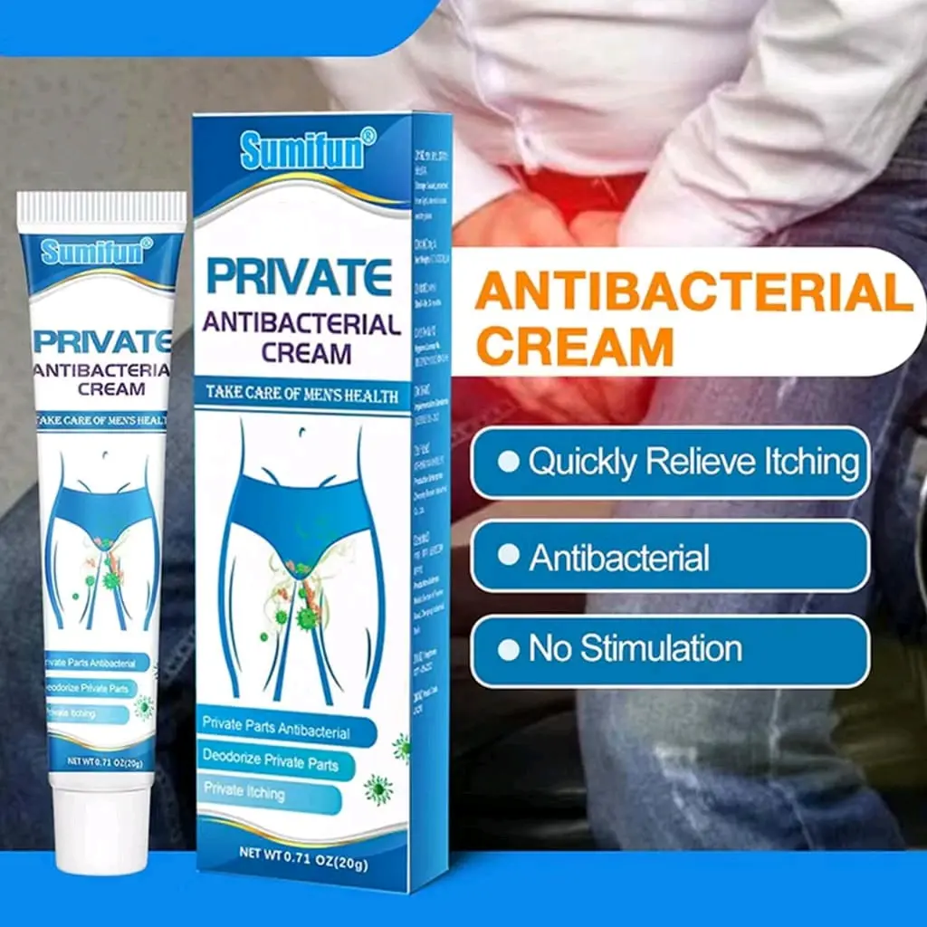 Cream Anti bacterial SUMIFUN krim selangkangan hitam & gatal perih bau/private untuk area intim Perawatan Ampuh Bersihkan Jamur Mengatasi