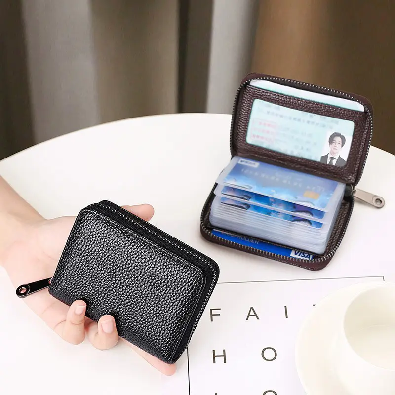 Forever Yong FY 1073 Dompet Kartu Kecil Minimalis Muat Banyak LM Bahan Sintetis Kilat Lilin Lembut 2