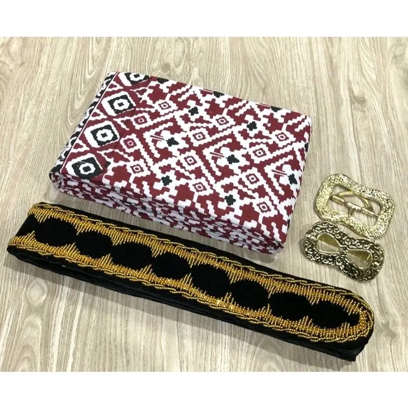 Ikat Pinggang Baju Tradisonal Adat Jawa Pria, Motif Jogja 0