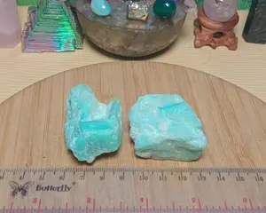 Natural Amazonite Top Grade Rough 74 grams (23)