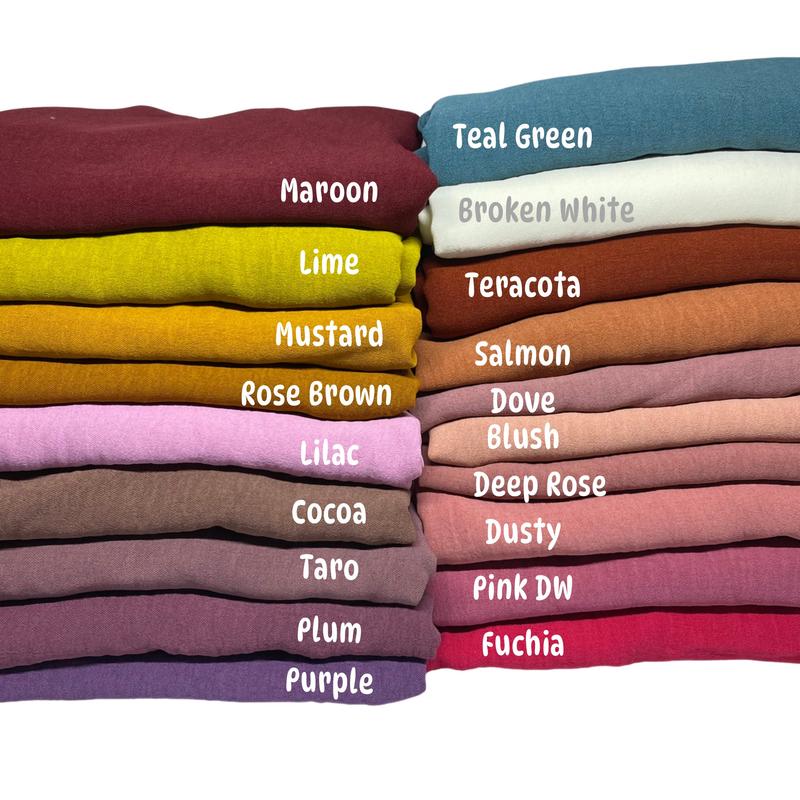 Bergo Crinkle Airflow Jumbo /Jilbab Bergo Crinkle Airflow/Kerudung Bergo 5