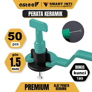 Asteel Alat perata pasang keramik granit lantai dinding nat pin 1.5mm tile leveling spacer pertukangan