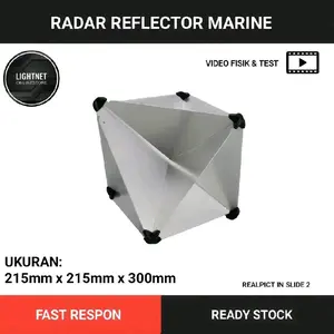 Radar Reflector Kapal 215 x 215 x 300MM – ALUMINIUM Marine Grade
