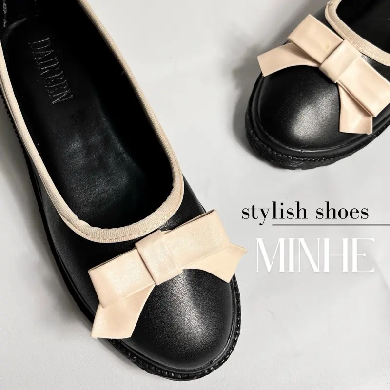 MIN HEE Stylish - Sepatu Docmart Wanita Korea Pita Simple 3