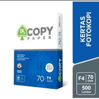Gambar Kertas IK Copy Paper F4 F4B HVS 70gsm 500 sheets 216x330mm 1 rim Penggaris dari Phoenixindo Online Kota Administrasi Jakarta Barat 1 Tokopedia