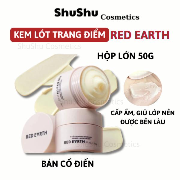 Độc Quyền KOC Kem Lót Trang Điểm RED EARTH Dưỡng Ẩm Se Khít Lỗ Chân Lông Bản Cổ Điển 50g Dưỡng Ẩm Cho Da Mỹ Phẩm SHUSHU COSMETICS