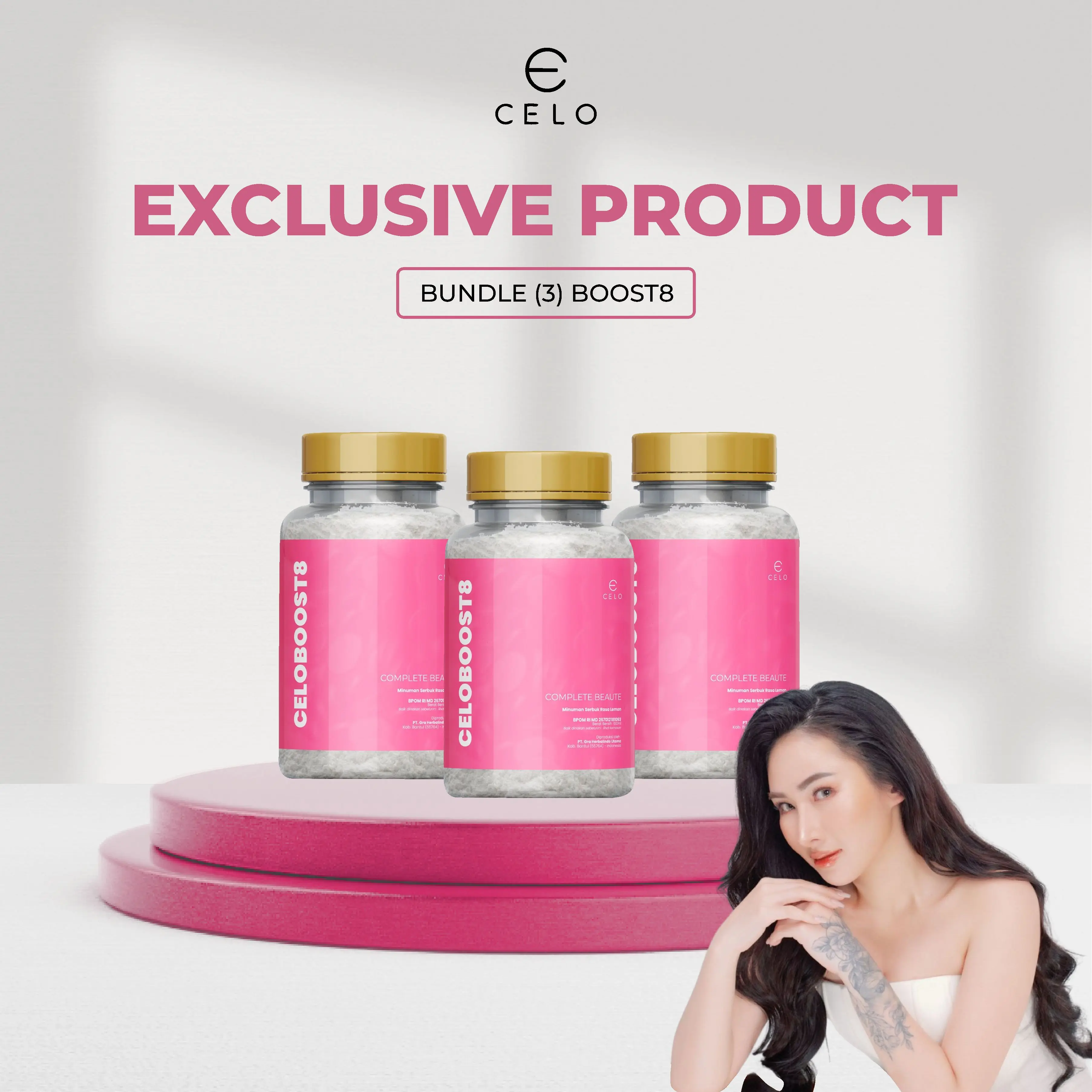 [ SPECIAL LIVE] 3PCS - CELO BOOST8 LEMON DRINK