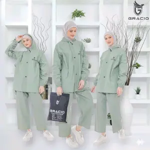 RAINCOAT JAS HUJAN MANTEL  by Gracio  Berkualitas Bahan Pvc