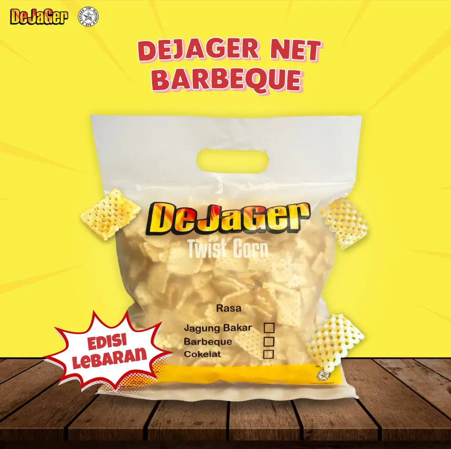 Dejager Net Rasa Barbeque Bakar Edisi Lebaran 1 pack isi 250 gram