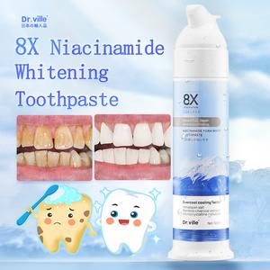 Buy 2 Take 1 Dr.ville Teeth Cleansing Mousse Niacinamide Toothpaste Remove Tooth Stains Oral Odor Cleansing Oral Care Nasal