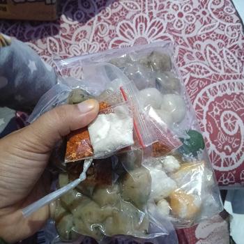 Product Review of JDM Food Baso Mix Tulang Rangu Pedas - Baso Aci Instan Food - Bawang, Makanan Ayam Seblak Kuah from h**i 0