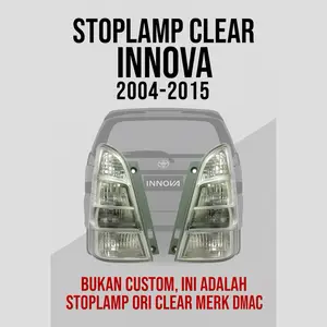 STOPLAMP INNOVA OLD 2004 - GRAND - BARONG CLEAR SEPASANG aftermarket pnp