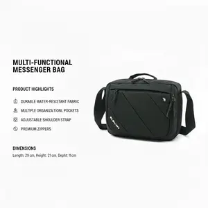 ELEVEN Tas Selempang Travel Pouch Pria Dan Wanita Serial Crof Cocok Untuk Di bawa Kegiatan Harian Anda