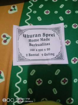 Product Review of SPREI DOBEL KARET ANTI GESER UKURAN KOMPLIT SPREI MOTIF JUMPUTAN SOLO//SPREI JUMPUTAN BEST SELLER/SPREI BATIK JADUL from @**3 2