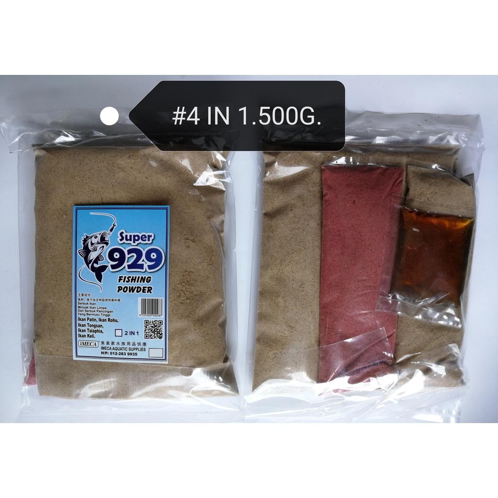 [1xPcs] 929 Fishing Powder 4 in 1 500gram Serbuk Ikan Pancing Memancing